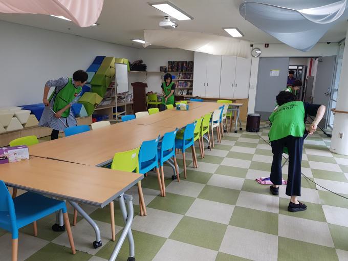 제주지부-어머니사랑봉사단 창암재활원 시설내부청소 봉사활동 펼쳐 사진